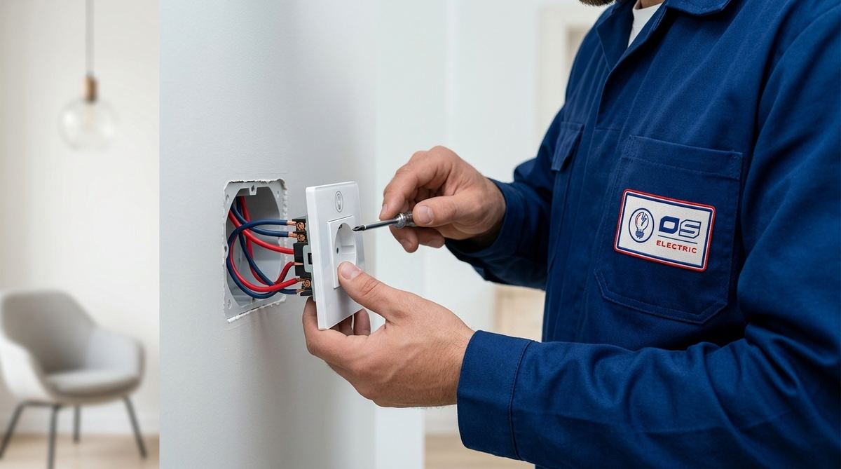 Montaż gniazdka elektrycznego Poznań – OS Electric