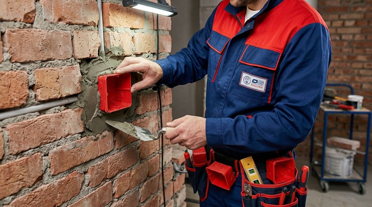 Montaż instalacji elektrycznej Poznań – elektryk OS Electric